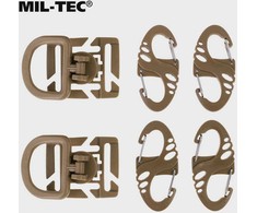 Karabinų rinkinys Mil-Tec Ultimate Tactical Set, Coyote