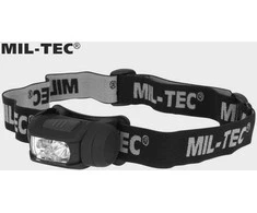 Mil-Tec Juodas LED 4 SPALVŲ PRIEKINIS ŽIBINTAS