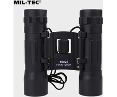Turistiniai žiūronai Mil Tec 10x25cm reg.laukas 101-1000m