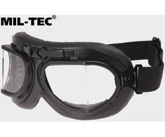 Mil-tec Karališkųjų oro pajėgų lakūnų akiniai juodi (15610102)