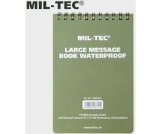 Mil-Tec Bloknotas su spirale, atsparus drėgmei, 10 x 15 cm 0724-400