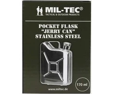 Turistinė gertuvė Jerry Mil Tec 170ml/10x7x3cm nerūdijančio plieno