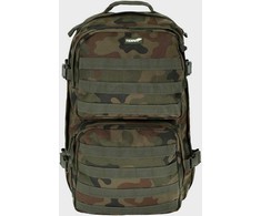 Turistinis kuprinė SCOUT 35L, Texar, su standžiu nugaros pagrindu, molle sistema ir suspaudimo diržais, PL Camo / Wz.93 kamufliažas