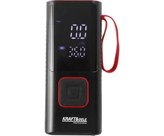Kraft&amp;Dele Akumuliatorinis oro kompresorius, 85 W, 10 bar, su LCD ekranu ir LED žibintuvėliu