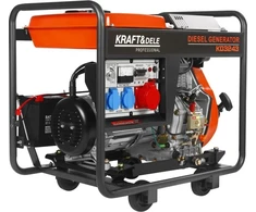 Kraft&amp;Dele Dyzelinis elektros generatorius, 6,5/7 kW, 230/400 V, su elektriniu paleidimu