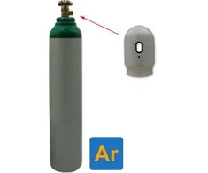 Tolas Gas Dujų balionas (EURO PH 300 BAR) (argonas Ar) (užpildytas Gachema dujomis) - 8 l