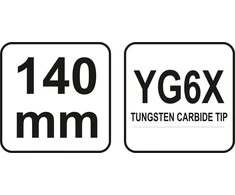YATO STYLUS STIKLUI IR METALUI 140mm 3740