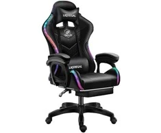 Kompiuterinė Žaidimų kėdė su rgb ir garso kolonėlėmis