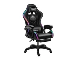Kompiuterinė Žaidimų kėdė su rgb ir garso kolonėlėmis