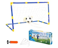 Vaikiškas futbolo vartų rinkinys su kamuoliu