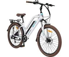 Elektrinis dviratis Bezior M2 Pro, 26", 500W, 12,5Ah, baltas