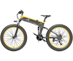 Elektrinis dviratis Bezior X1500, 26", 1500W, 12,8Ah, juodas/geltonas