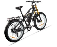 Elektrinis dviratis Cysum M900 Plus, 26", 1000W, 17Ah Panasonic/LG, baltas