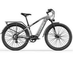 Elektrinis dviratis Cysum Speedy, 27,5", 500W, 14Ah, pilkas