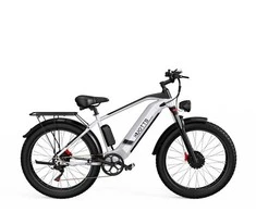 Elektrinis dviratis Duotts F26, 26", 1500W, 17,5Ah LG, pilkas
