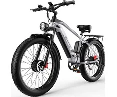 Elektrinis dviratis Duotts F26, 26", 1500W, 17,5Ah LG, pilkas