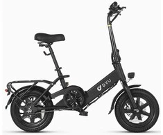 Elektrinis dviratis DYU C3, 14", 250W, juodas