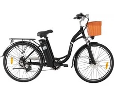 Elektrinis dviratis DYU C6, 26", 350W, 12,5Ah, juodas