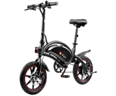 Elektrinis dviratis DYU D3F, 14", 250W, 10Ah, juodas