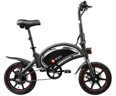 Elektrinis dviratis DYU D3F, 14", 250W, 10Ah, juodas