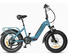 Elektrinis dviratis DYU FF500, 20", 500W, 15Ah, mėlynas