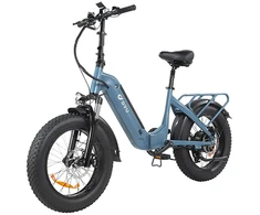 Elektrinis dviratis DYU FF500, 20", 500W, 15Ah, mėlynas