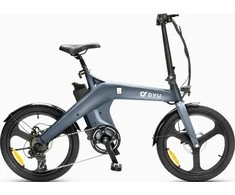 Elektrinis dviratis DYU T1, 20", 250W, 10Ah, pilkas