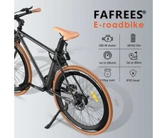 Elektrinis dviratis FAFREES F1-38C, 28", baltas