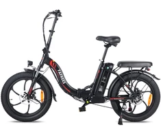 Elektrinis dviratis Fafrees F20 20", juodas, 250W, 16Ah