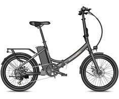Elektrinis dviratis FAFREES F20 Light, 20", juodas, 250W, 16,75Ah