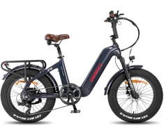 Elektrinis dviratis Fafrees F20 Master 20", pilkas, 500W, 22,5Ah