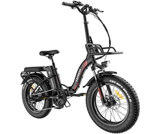 Elektrinis dviratis FAFREES F20 Max, 20", juodas, 500W, 22,5Ah