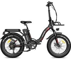 Elektrinis dviratis FAFREES F20 Max, 20", juodas, 500W, 22,5Ah