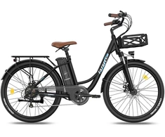 Elektrinis dviratis Fafrees F26 Lasting, 26", juodas, 250W, 20,3Ah