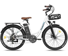 Elektrinis dviratis Fafrees F26 Lasting, 26", baltas, 250W, 20,3Ah