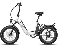 Elektrinis dviratis Fafrees FF20 Polar, 20", baltas, 500W, 20,8Ah