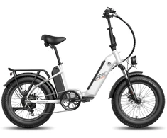 Elektrinis dviratis Fafrees FF20 Polar, 20", baltas, 500W, 20,8Ah