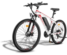 Elektrinis dviratis Fafrees Hailong One 26", baltas, 250W, 13Ah