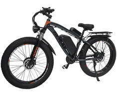 Elektrinis dviratis Gunai GN88, 26", 2000W, 22Ah, juodas