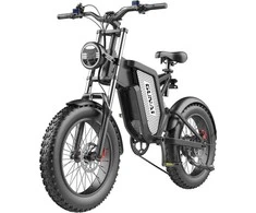 Elektrinis dviratis Gunai MX25, 20", 1000W, 25Ah, juodas
