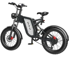 Elektrinis dviratis Gunai MX25, 20", 1000W, 25Ah, juodas