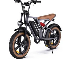 Elektrinis dviratis HappyRun G60, 20", 750W, 18Ah, pilkas