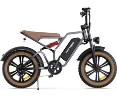 Elektrinis dviratis HappyRun G60, 20", 750W, 18Ah, pilkas