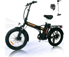 Elektrinis dviratis Hitway BK11, 20", 250W, 11,2Ah, juodas