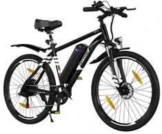Elektrinis dviratis Hitway BK15, 26", 250W, juodas