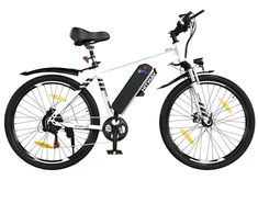 Elektrinis dviratis Hitway BK15, 26", 250W, baltas