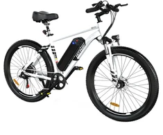 Elektrinis dviratis Hitway BK15, 26×3″, 250W, baltas
