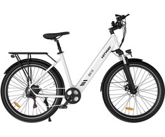 Elektrinis dviratis Hitway BK18, 27.5", 250W, baltas