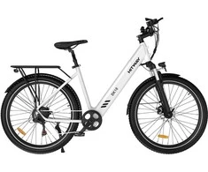 Elektrinis dviratis Hitway BK18, 27.5", 250W, baltas