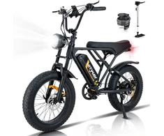 Elektrinis dviratis Hitway BK29, 26", 250W, 15Ah, juodas
